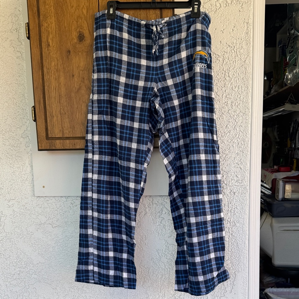 Chargers Blue Plaid women’s lounge pants